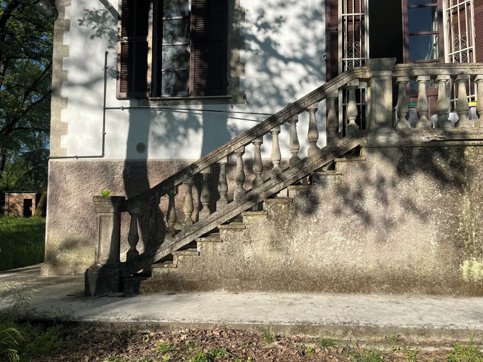 Exterior detail of the house
