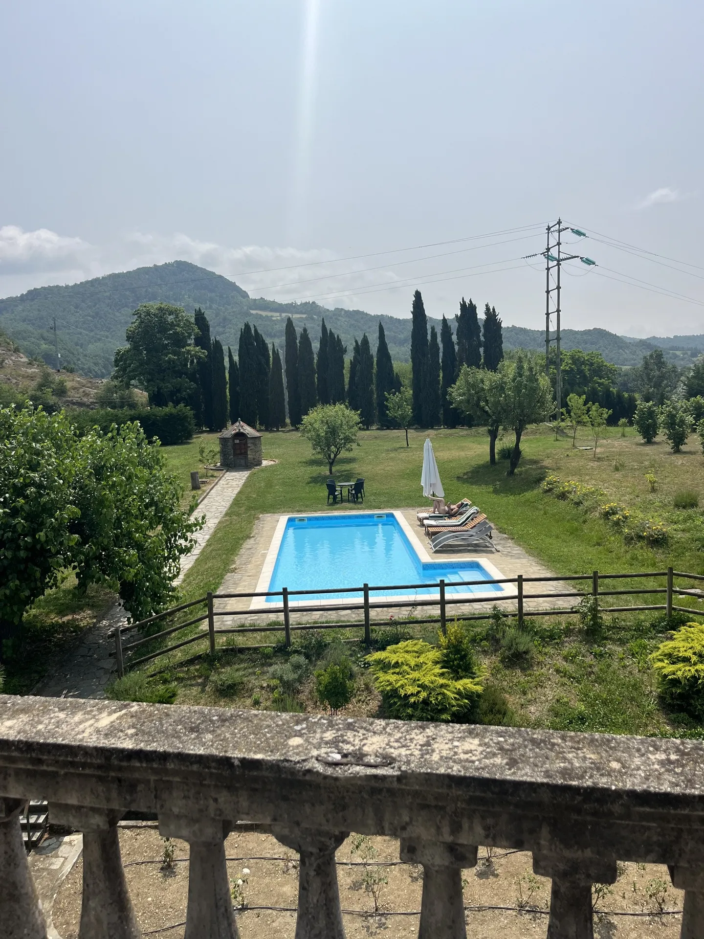 View from the balcony